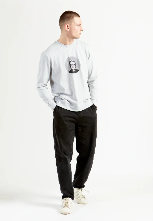JØRGEN LETHgend sweatshirt melange grey - Image 2